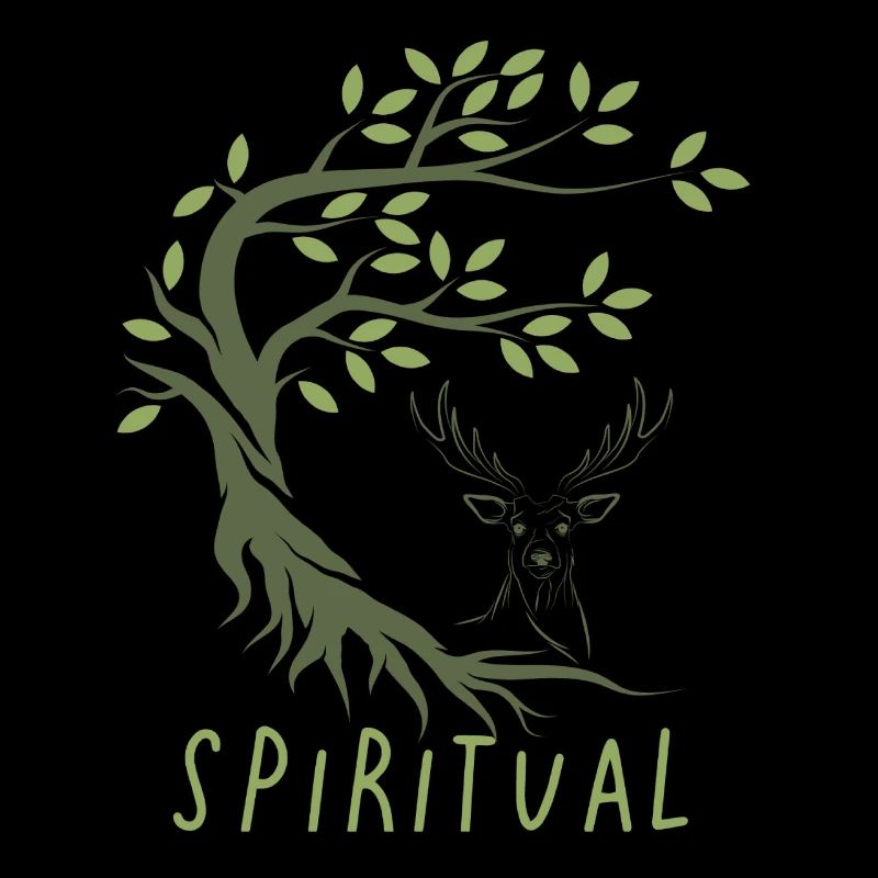 Baum des Lebens Elch Hirsch