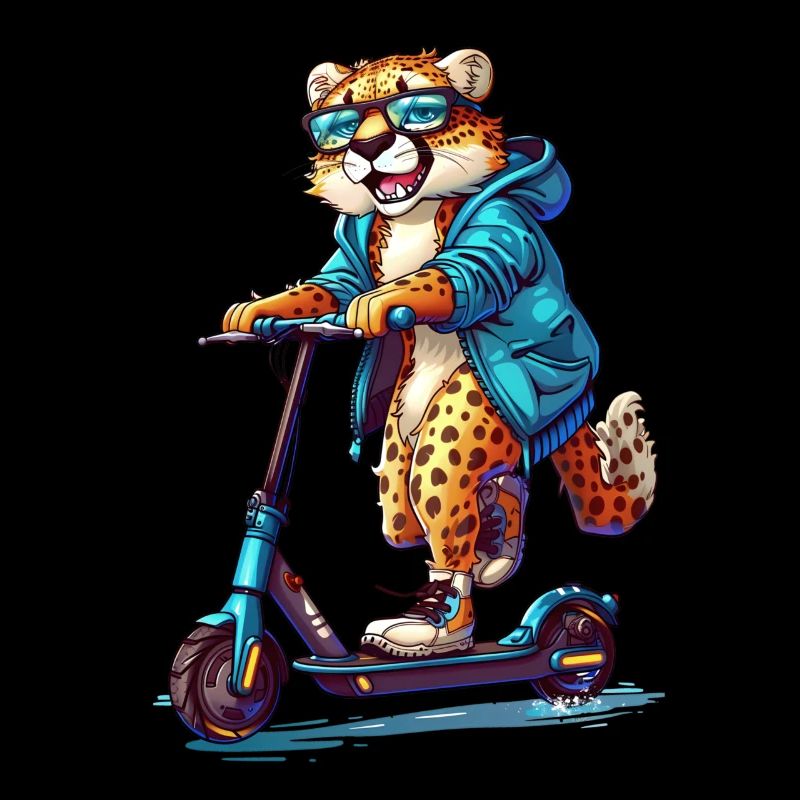 Trottinette guépard