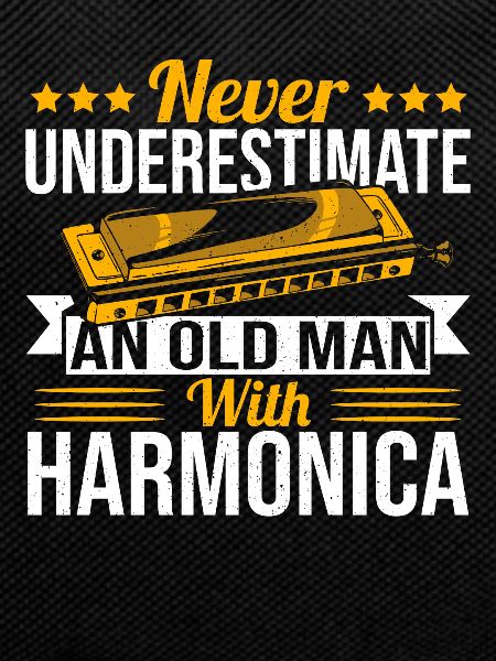 Playing Harmonica Gift