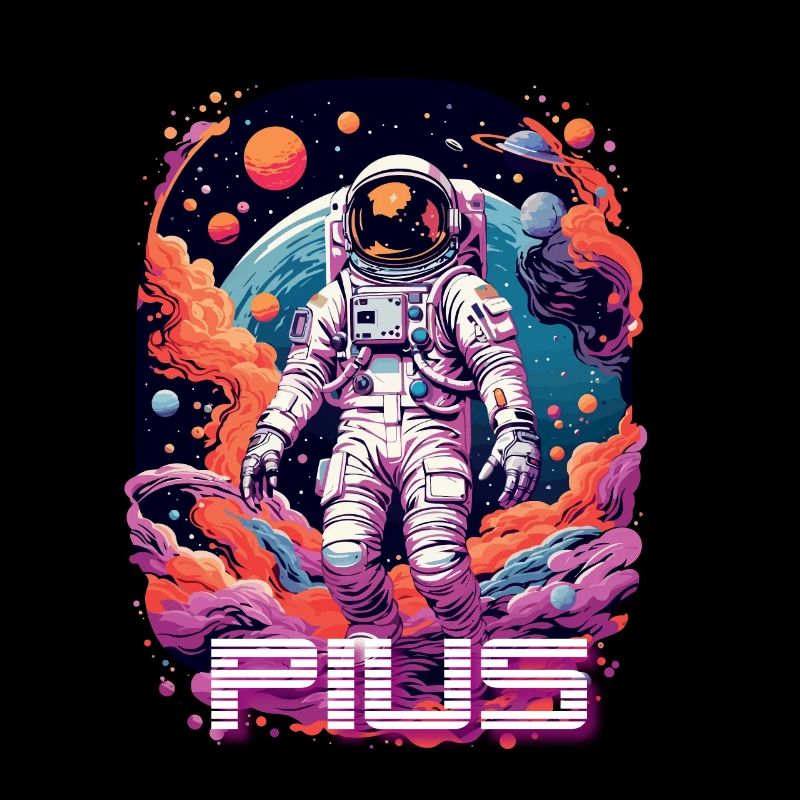 PIUS - Beau prénom de garçon avec astronaute cool