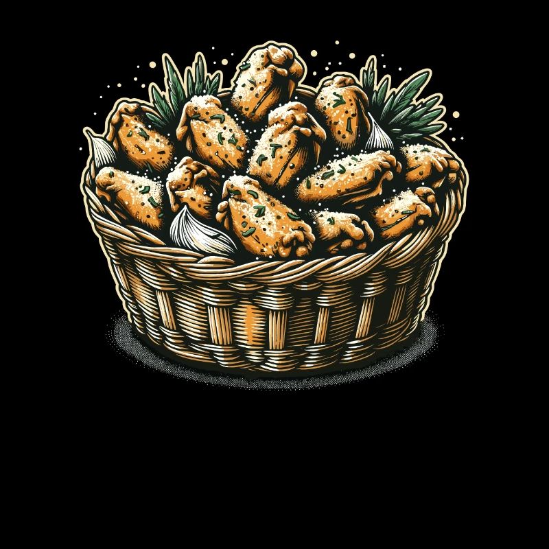 Ailes de poulet Aile de poulet cuit chaud Restauration rapide
