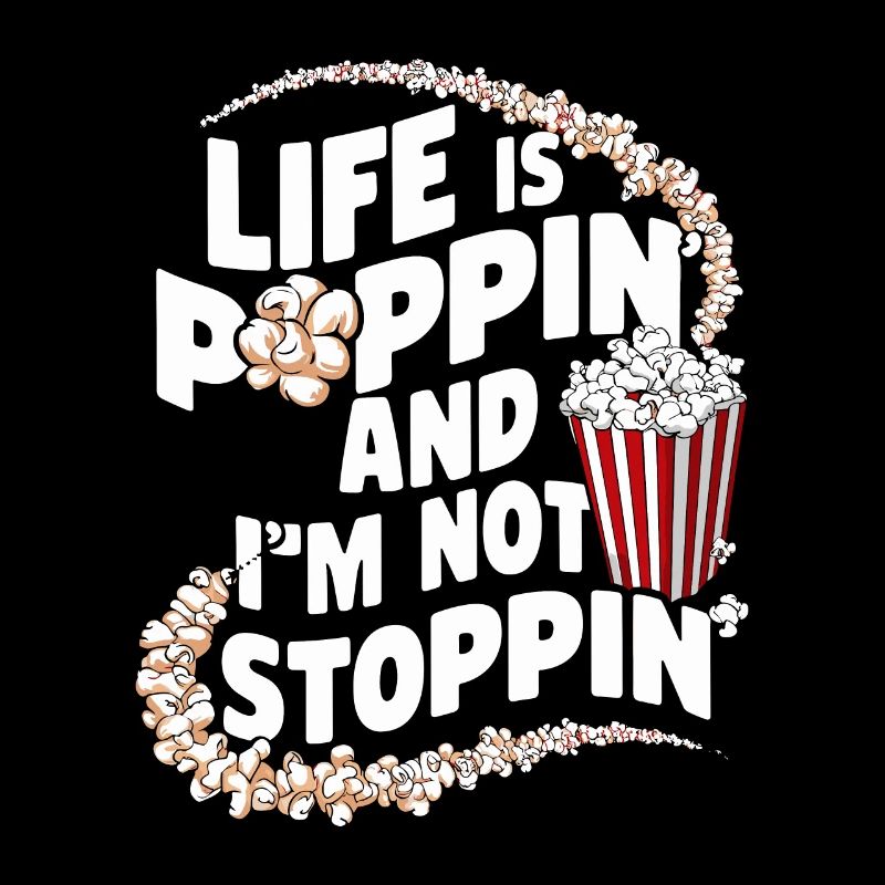 Lustiger Popcorn-spruch, Binge-watching-popcorn