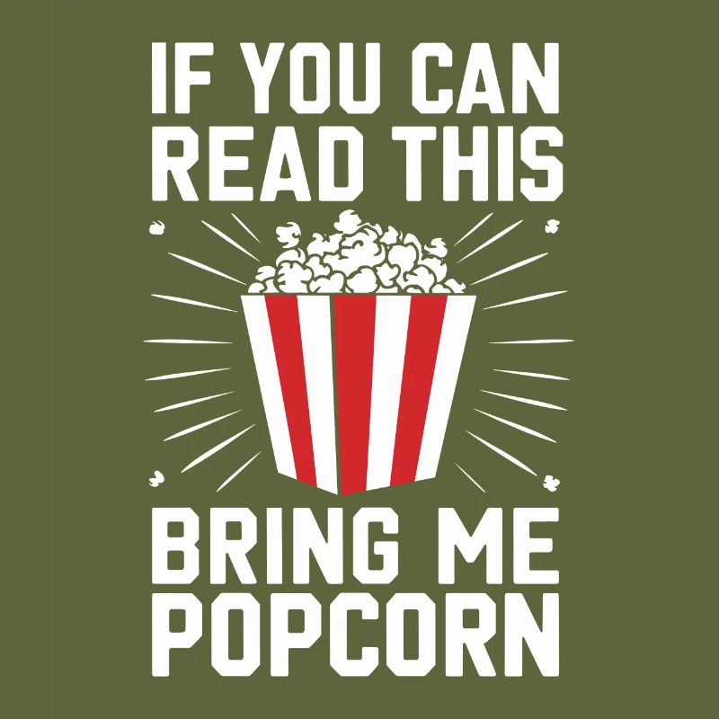 Dicton de pop-corn amusant, pop-corn en rafale