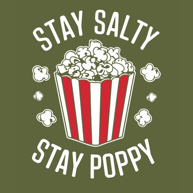 Dicton de pop-corn amusant, pop-corn en rafale