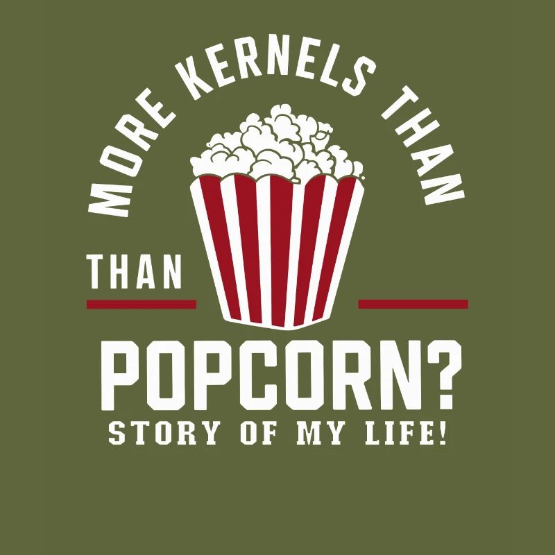 Dicton de pop-corn amusant, pop-corn en rafale