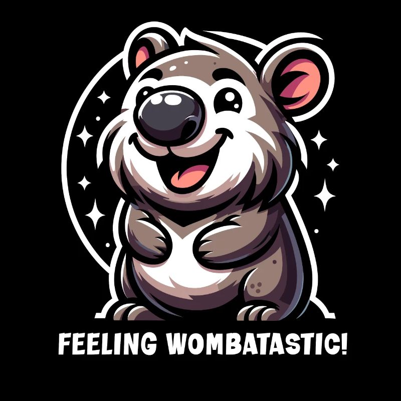 Feeling Wombat-Tastic Heute - Lustiger Wombat