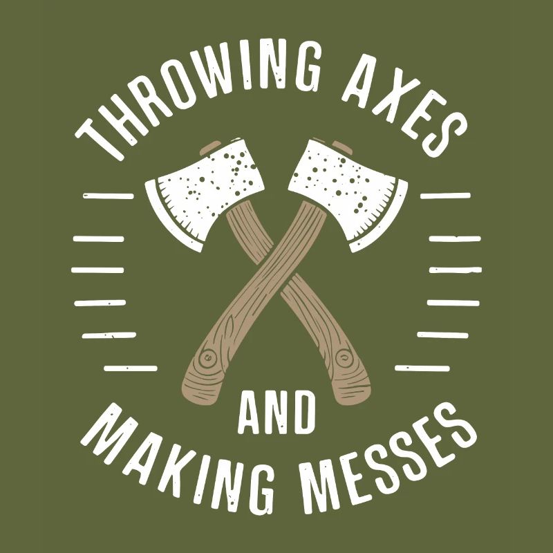 Masters of axe throwing for precise target practice