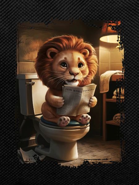 Löwentoilette Geschenk