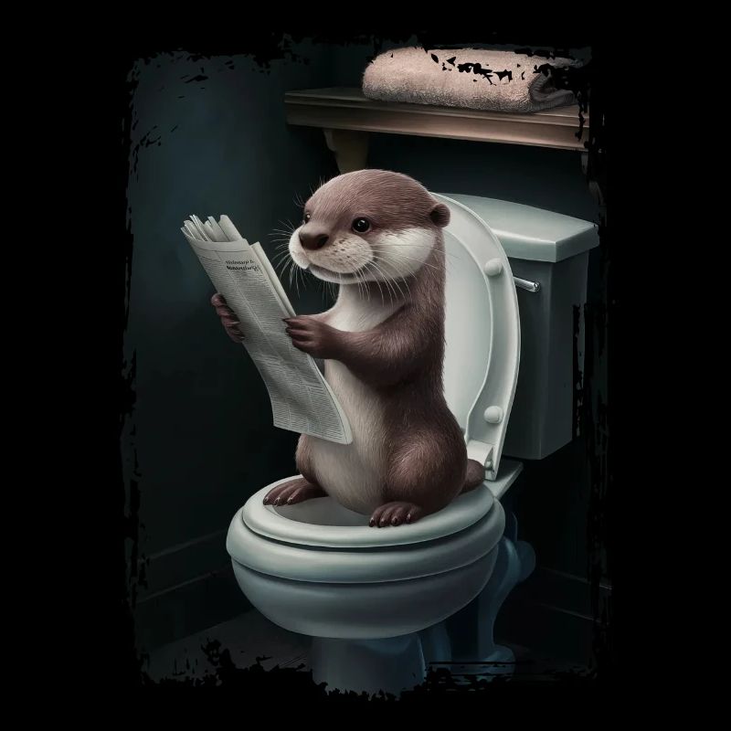 Otter-Toilette Geschenk
