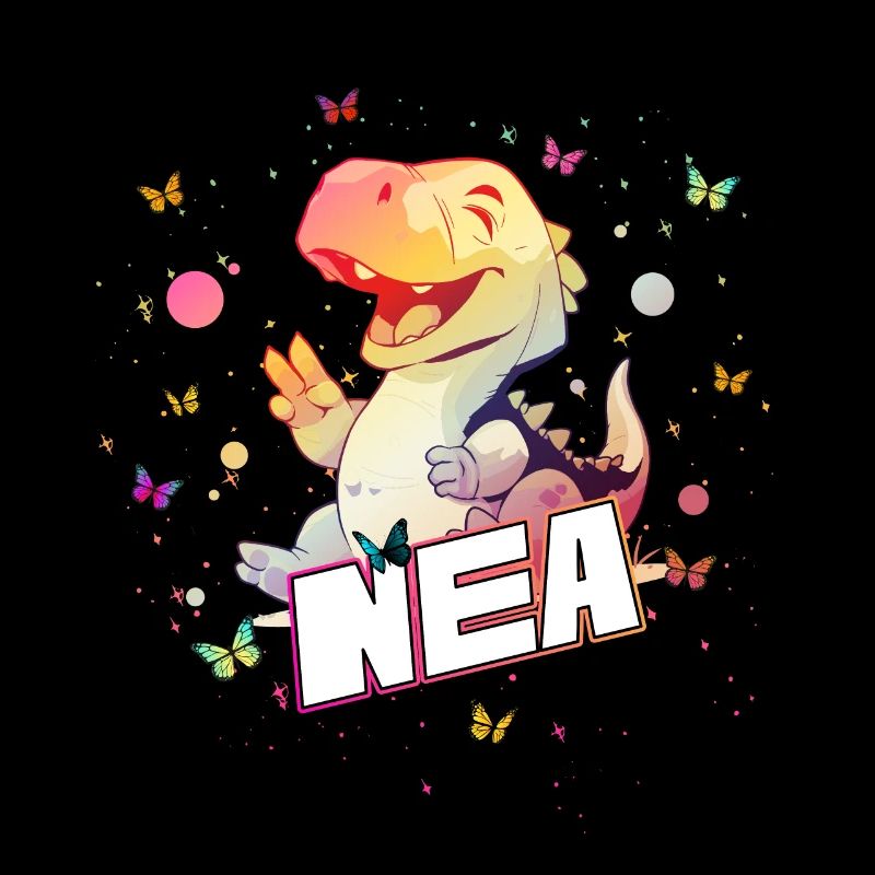 NEA - Schöner MÄDCHEN Name mit süßem DINO