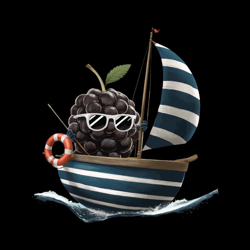 Obst Brombeeren Bootfahren Geschenk