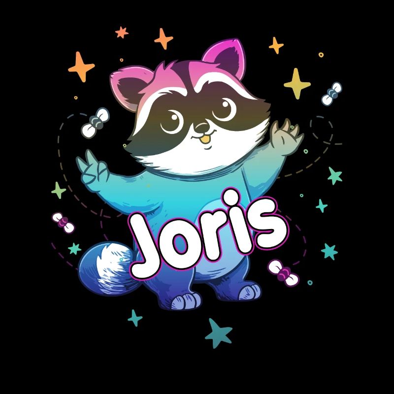 JORIS - Schöner Jungen Name mit süßem Waschbär
