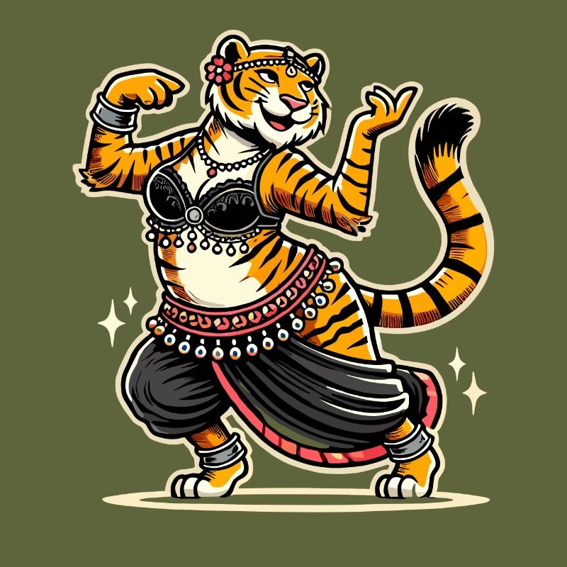 Rhythmic movements in oriental dance: