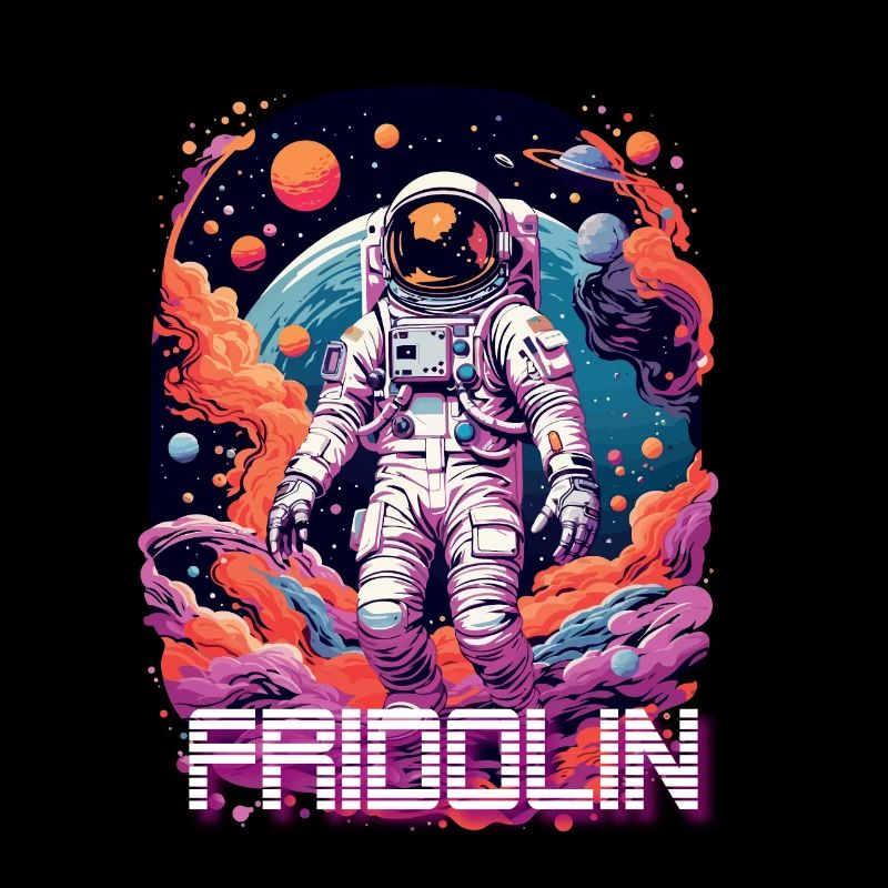 FRIDOLIN - Schöner Jungen Name mit Astronaut