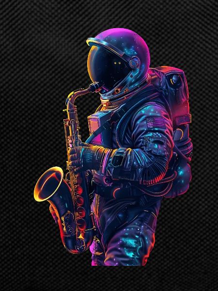 Saxophone astronaute