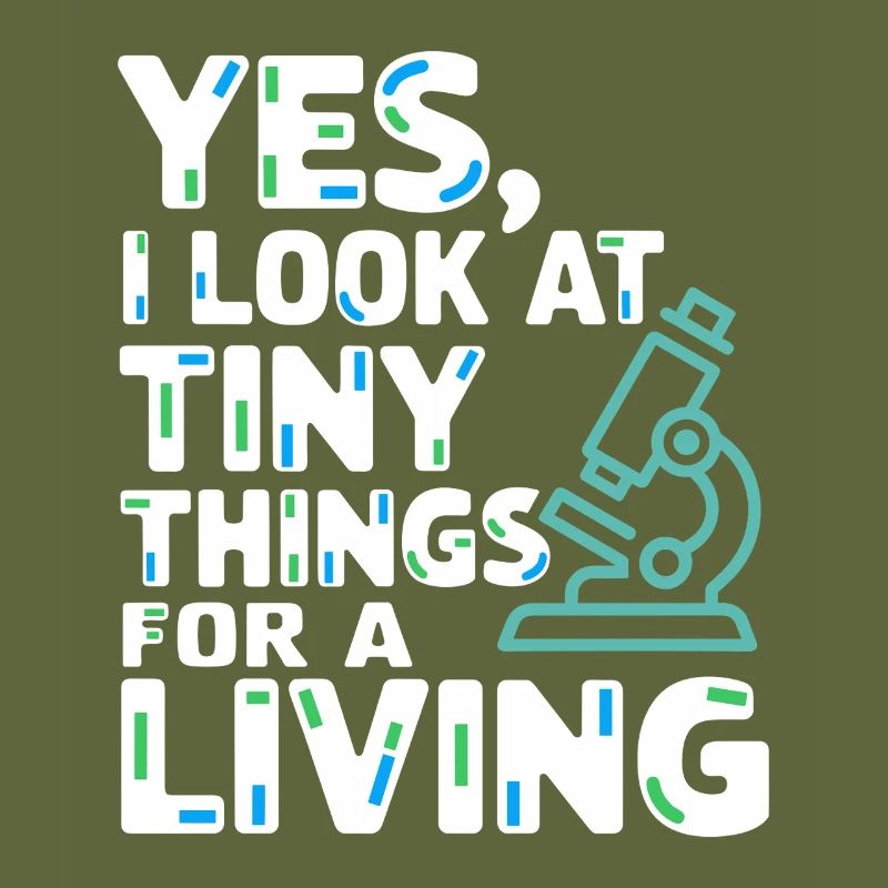 Microscope Enthusiast Lab Technician Science