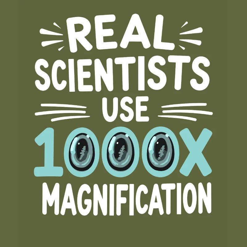 Microscope Enthusiast Lab Technician Science