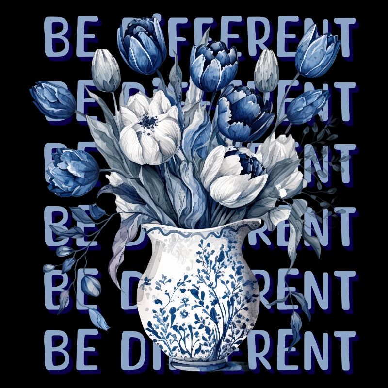 Be Different – Blue Tulips & Positivity