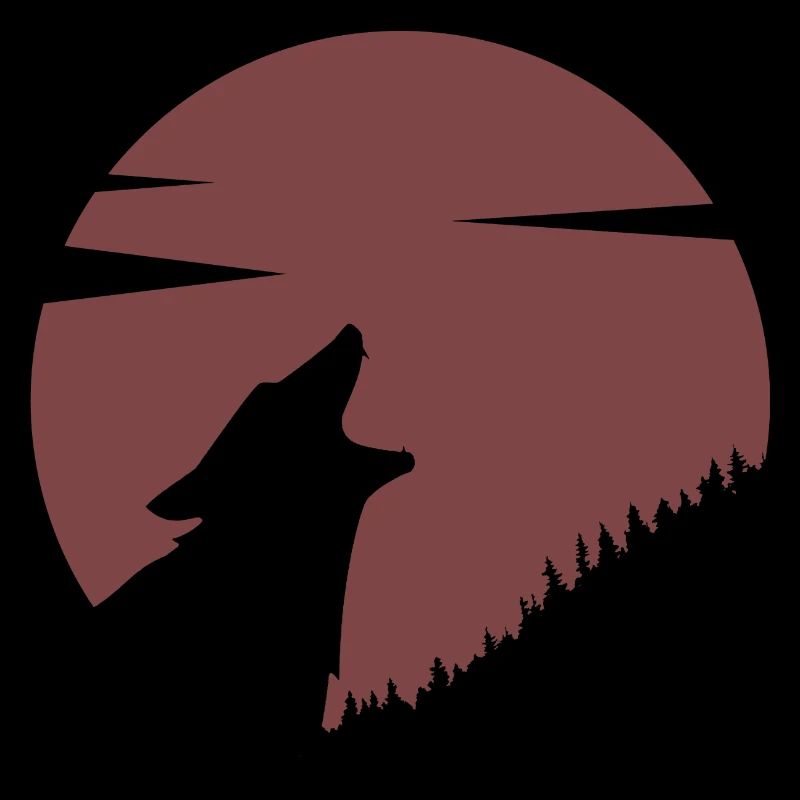 Das Wolfsrudel blutrot