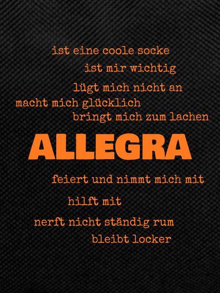 Sprüche Allegra