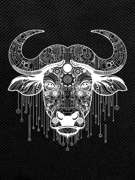 Biomechanical Buffalo - White Design
