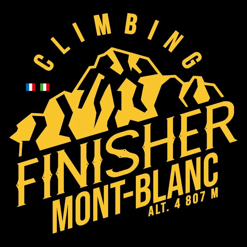climbing Finisher climb mont blanc