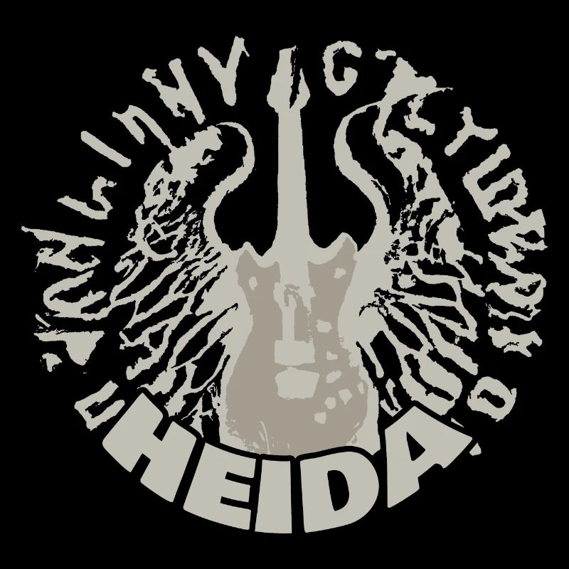 Heida als Gitarre