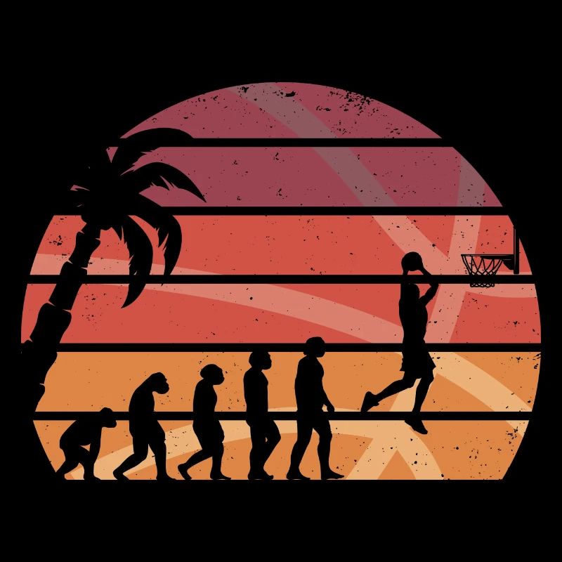 Basketball Evolution From Monkey To Men BBall