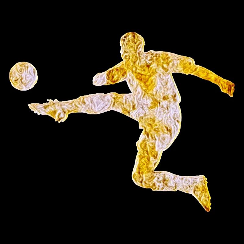Fußballer Silhouette