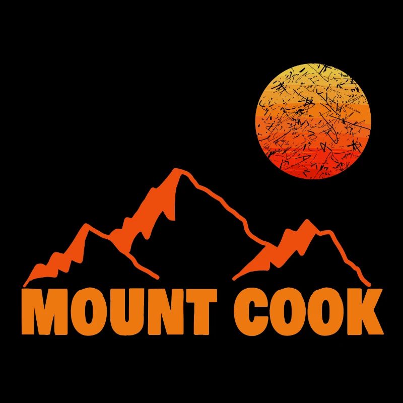 Mountaineering at sunrise on mount cook