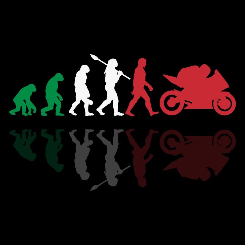 Motorcycle Evolution Vintage Shadow Italy Biker