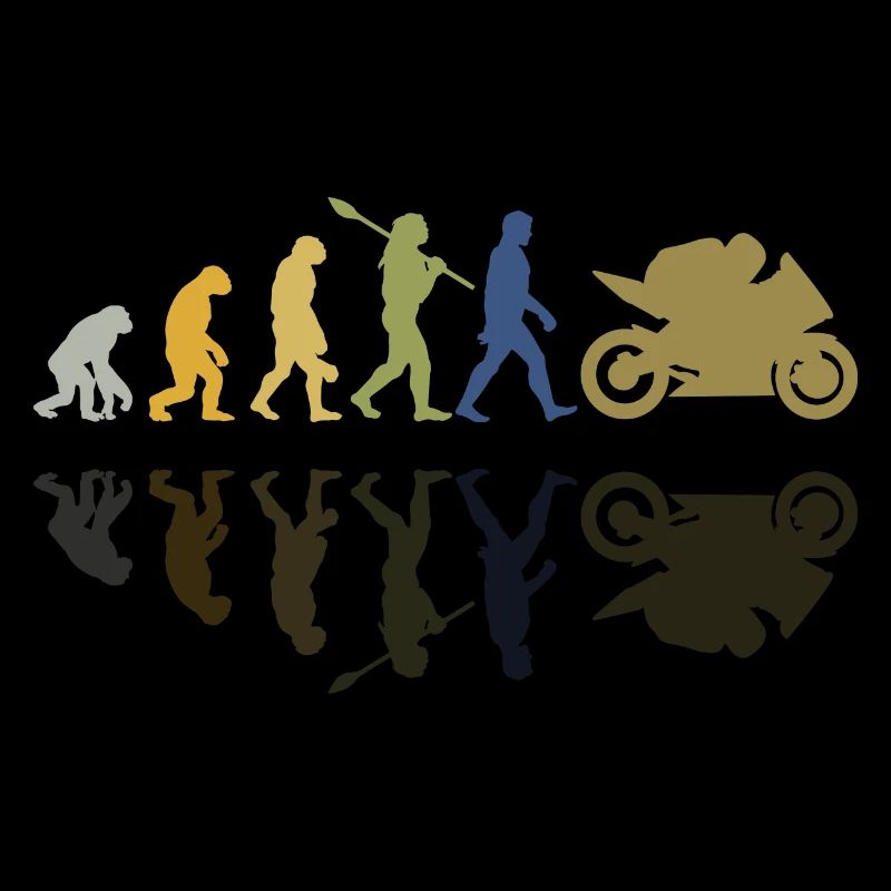 Motorcycle Evolution Vintage Shadow Biker