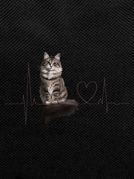 Cats Heartbeat Gift