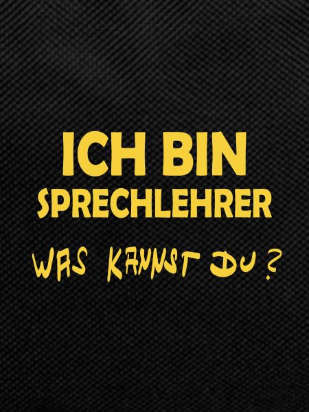 Beruf Sprechlehrer