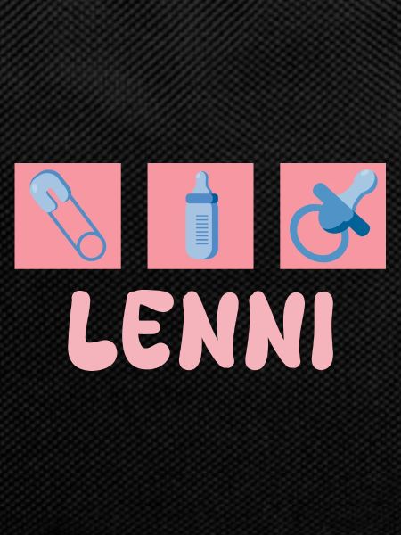 Lenni as a pacifier