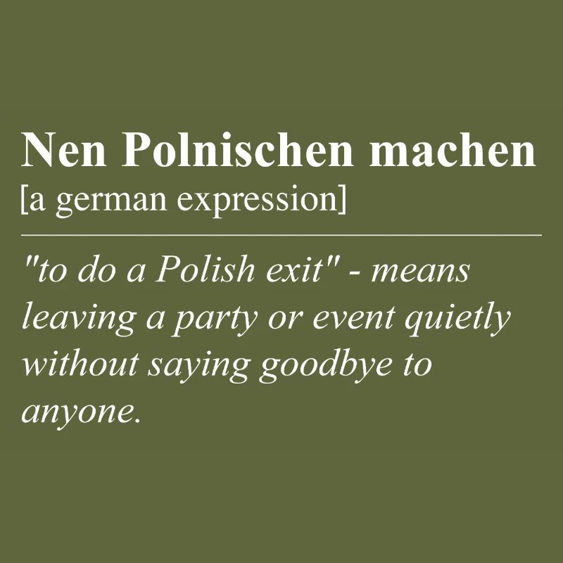 Making a Polish Funny German Idiom