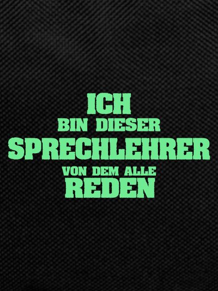 Speech teacher as a profession