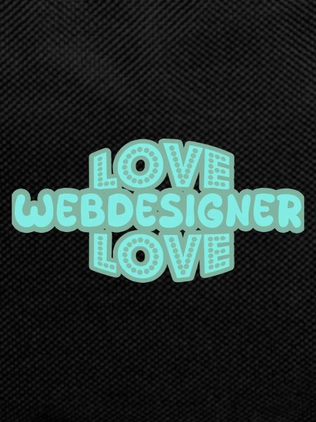 Webdesigner als Spruch