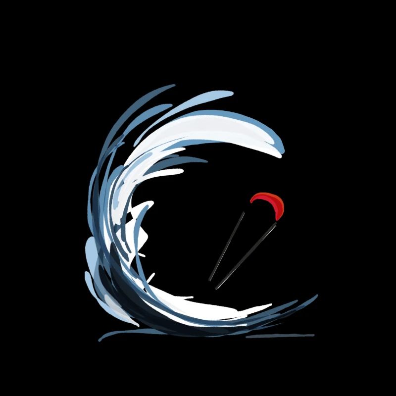 Kitesurf sur les vagues