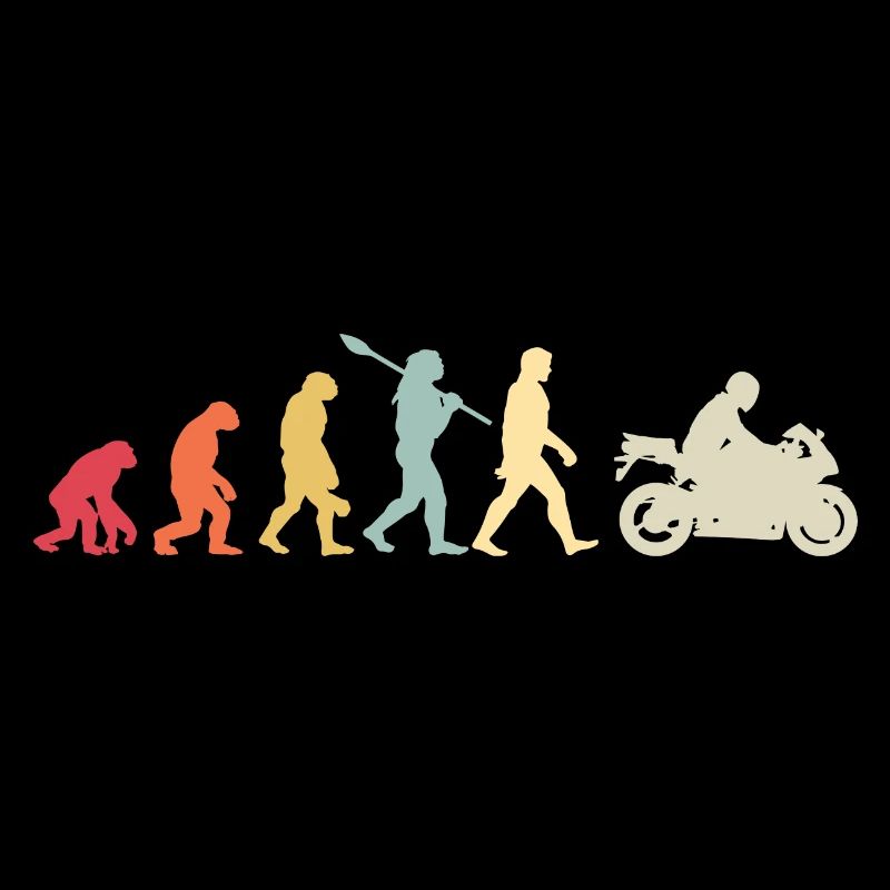Motorcycle Evolution Vintage Superbike Biker