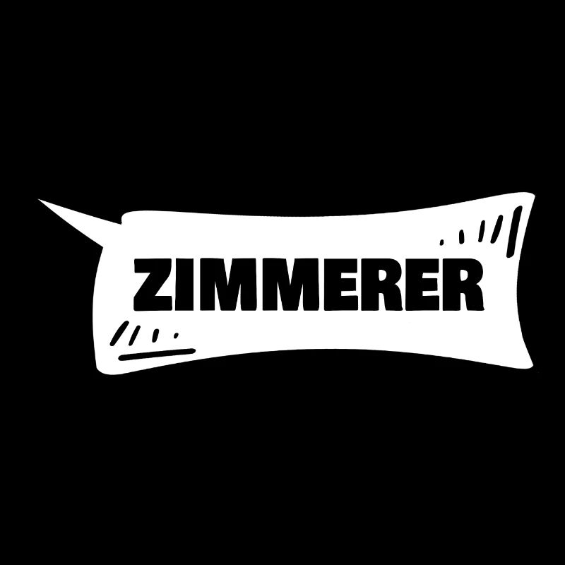 Zimmerer als Sprechblase