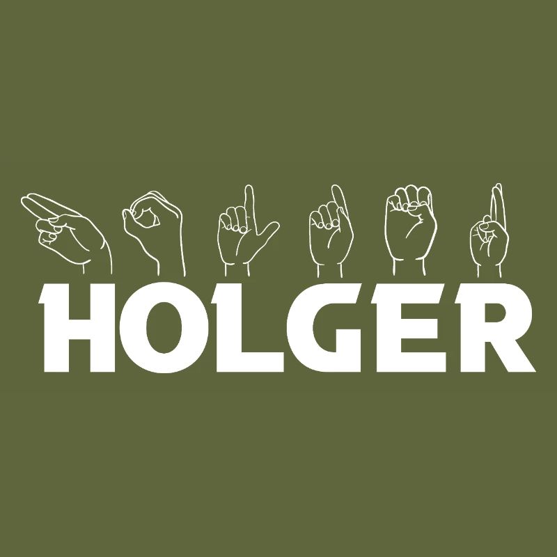 Sign language Holger
