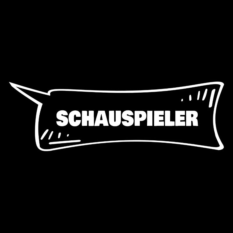 Sprechblase Schauspieler