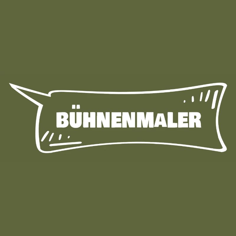 Stage painter as speech bubble