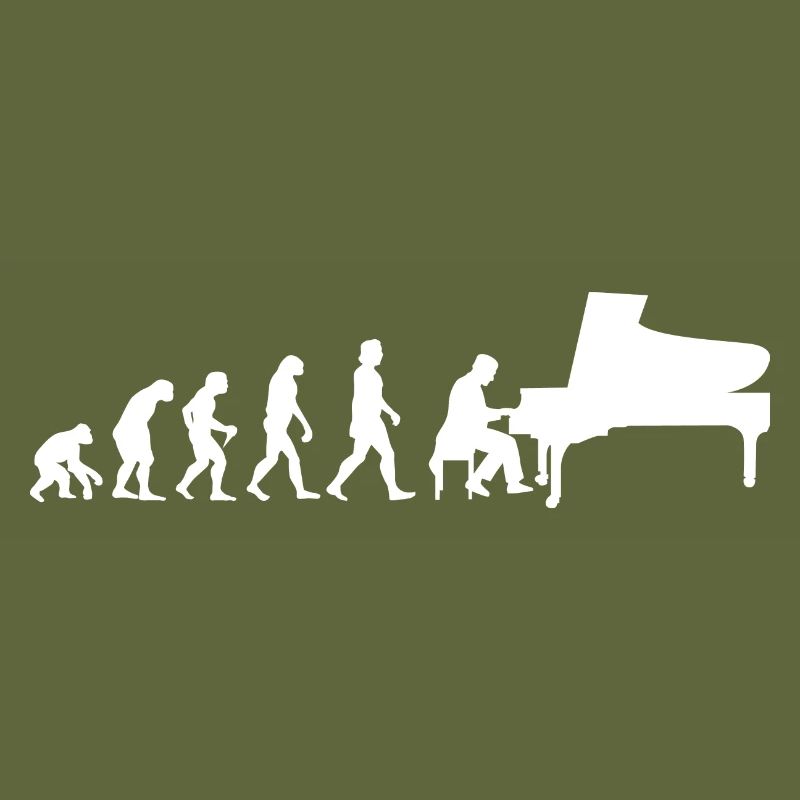 Evolution pianist piano player piano gift