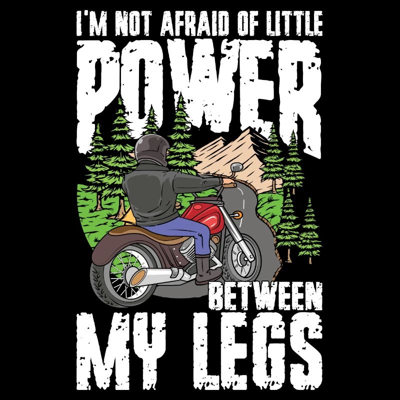 Motorrad Biker Spruch für einen Motorradfahrer