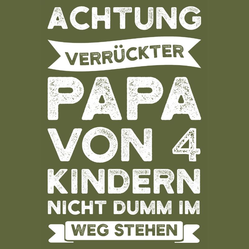 Papa 4 Kinder Kinder Geschenk