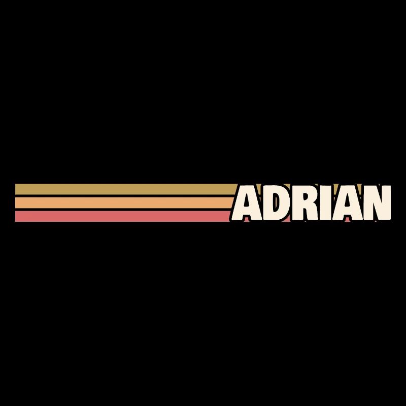Prénom pour Adrian Style Retro