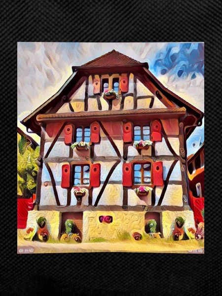 Alsatian House Painting