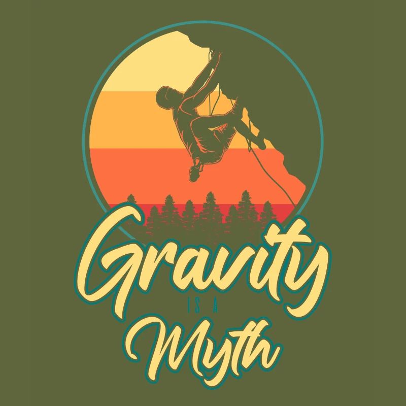 Schwerkraft ist ein Mythos Klettern Boulder Kletterer
